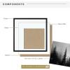 imageMCS East Village Frame Black 11 x 14 matted to 5 x 7 in Single18x18