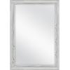 imageMCS Frameless Wall Mirror with 1 inch Bevel 24x36 inch SilverGray Woodgrain