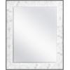 imageMCS Frameless Wall Mirror with 1 inch Bevel 24x36 inch SilverMarble