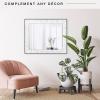 imageMCS Frameless Wall Mirror with 1 inch Bevel 24x36 inch SilverMarble
