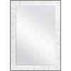 imageMCS Frameless Wall Mirror with 1 inch Bevel 24x36 inch SilverMarble