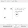 imageMCS Frameless Wall Mirror with 1 inch Bevel 24x36 inch SilverSilver