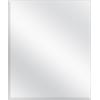 imageMCS Frameless Wall Mirror with 1 inch Bevel 24x36 inch SilverSilver