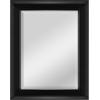imageMCS Frameless Wall Mirror with Polished Edge 24x30 inch SilverBlack