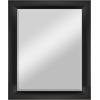 imageMCS Frameless Wall Mirror with Polished Edge 24x30 inch SilverBlack