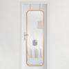 imageMCS Frameless Wall Mirror with Polished Edge 24x30 inch SilverBrass