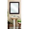 imageMCS Frameless Wall Mirror with Polished Edge 24x30 inch SilverBronze