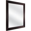 imageMCS Frameless Wall Mirror with Polished Edge 24x30 inch SilverBronze