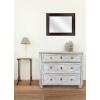 imageMCS Frameless Wall Mirror with Polished Edge 24x30 inch SilverBronze