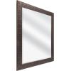 imageMCS Frameless Wall Mirror with Polished Edge 24x30 inch SilverBronze