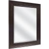 imageMCS Frameless Wall Mirror with Polished Edge 24x30 inch SilverBronze