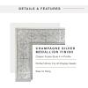 imageMCS Frameless Wall Mirror with Polished Edge 24x30 inch SilverChampagne Silver