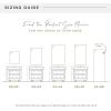 imageMCS Frameless Wall Mirror with Polished Edge 24x30 inch SilverGray Woodgrain