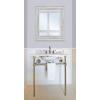 imageMCS Frameless Wall Mirror with Polished Edge 24x30 inch SilverGray Woodgrain