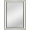 imageMCS Frameless Wall Mirror with Polished Edge 24x30 inch SilverSilver