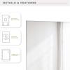 imageMCS Frameless Wall Mirror with Polished Edge 24x30 inch SilverSilver