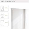 imageMCS Frameless Wall Mirror with Polished Edge 24x30 inch SilverSilver