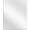 imageMCS Frameless Wall Mirror with Polished Edge 24x30 inch SilverSilver