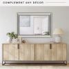 imageMCS Frameless Wall Mirror with Polished Edge 24x30 inch SilverSilver