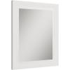 imageMCS Frameless Wall Mirror with Polished Edge 24x30 inch SilverWhite