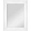imageMCS Frameless Wall Mirror with Polished Edge 24x30 inch SilverWhite