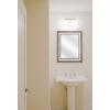imageMCS Frameless Wall Mirror with Polished Edge 24x30 inch SilverWhite Wash