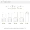imageMCS Frameless Wall Mirror with Polished Edge 24x30 inch SilverWhite Woodgrain
