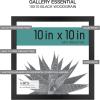 imageMCS Gallery Essential Picture Frames Photo Gallery Wall Frame Set with 4 x 6 Inch 5 x 7 Inch and 8 x 10 Inch Frames Black Woodgrain 10 PieceBlack Woodgrain