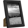 imageMCS Gallery Essential Picture Frames Photo Gallery Wall Frame Set with 4 x 6 Inch 5 x 7 Inch and 8 x 10 Inch Frames Black Woodgrain 10 PieceBlack Woodgrain