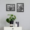imageMCS Gallery Essential Picture Frames Photo Gallery Wall Frame Set with 4 x 6 Inch 5 x 7 Inch and 8 x 10 Inch Frames Black Woodgrain 10 PieceBlack Woodgrain