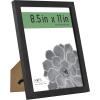 imageMCS Gallery Essential Picture Frames Photo Gallery Wall Frame Set with 4 x 6 Inch 5 x 7 Inch and 8 x 10 Inch Frames Black Woodgrain 10 PieceBlack Woodgrain