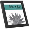 imageMCS Gallery Essential Picture Frames Photo Gallery Wall Frame Set with 4 x 6 Inch 5 x 7 Inch and 8 x 10 Inch Frames Black Woodgrain 10 PieceBlack Woodgrain