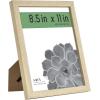 imageMCS Gallery Essential Picture Frames Photo Gallery Wall Frame Set with 4 x 6 Inch 5 x 7 Inch and 8 x 10 Inch Frames Black Woodgrain 10 PieceNatural Woodgrain