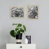 imageMCS Gallery Essential Picture Frames Photo Gallery Wall Frame Set with 4 x 6 Inch 5 x 7 Inch and 8 x 10 Inch Frames Black Woodgrain 10 PieceNatural Woodgrain