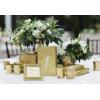 imageMCS Wedding Photo FramePlacecard Holder 69044 24Pack Rustic WhiteGlitter Gold