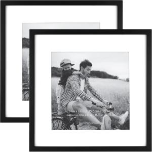 imageMCS East Village Frame Black 11 x 14 matted to 5 x 7 in Single14x14