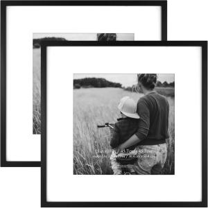 imageMCS East Village Frame Black 11 x 14 matted to 5 x 7 in Single18x18