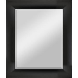 imageMCS Frameless Wall Mirror with Polished Edge 24x30 inch SilverBlack