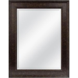 imageMCS Frameless Wall Mirror with Polished Edge 24x30 inch SilverBronze