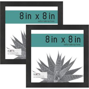 imageMCS Gallery Essential Picture Frames Photo Gallery Wall Frame Set with 4 x 6 Inch 5 x 7 Inch and 8 x 10 Inch Frames Black Woodgrain 10 PieceBlack Woodgrain