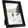 imageMCS 10pc Picture Frame Value Set  Two 8x10 in Four 5x7 in Four 4x6 in Antique Pine Stain 65706Black