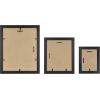 imageMCS 63895 White Woodgrain Studio Gallery 7 Piece Frame Set MultipackBlack Woodgrain