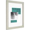 imageMCS 63895 White Woodgrain Studio Gallery 7 Piece Frame Set MultipackGray Woodgrain