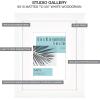 imageMCS 63895 White Woodgrain Studio Gallery 7 Piece Frame Set MultipackWhite Woodgrain