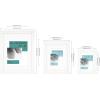 imageMCS 63895 White Woodgrain Studio Gallery 7 Piece Frame Set MultipackWhite Woodgrain