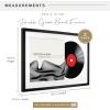 imageMCS Double Matte Record Album Frame 165x25 Record Frame Black Frame for LP Vinyl Record ampamp Jacket Display 2Pack