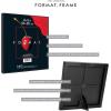 imageMCS Format Document Frame Diploma and Certificate Frame Black 85 x 11 6PackBlack
