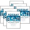 imageMCS Format Document Frame Diploma and Certificate Frame Black 85 x 11 6PackBlack