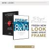 imageMCS Format Document Frame Diploma and Certificate Frame Black 85 x 11 6PackBlack
