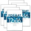imageMCS Format Document Frame Diploma and Certificate Frame Black 85 x 11 6PackBlack